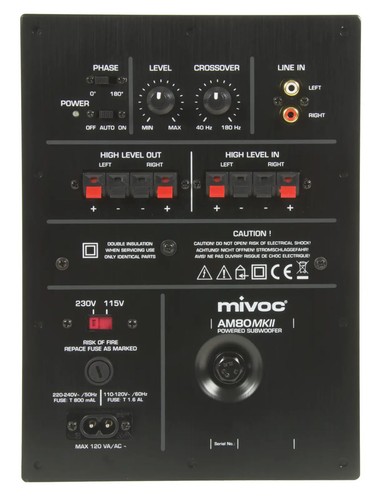 Mivoc mkii subwoofer - mivoc, am